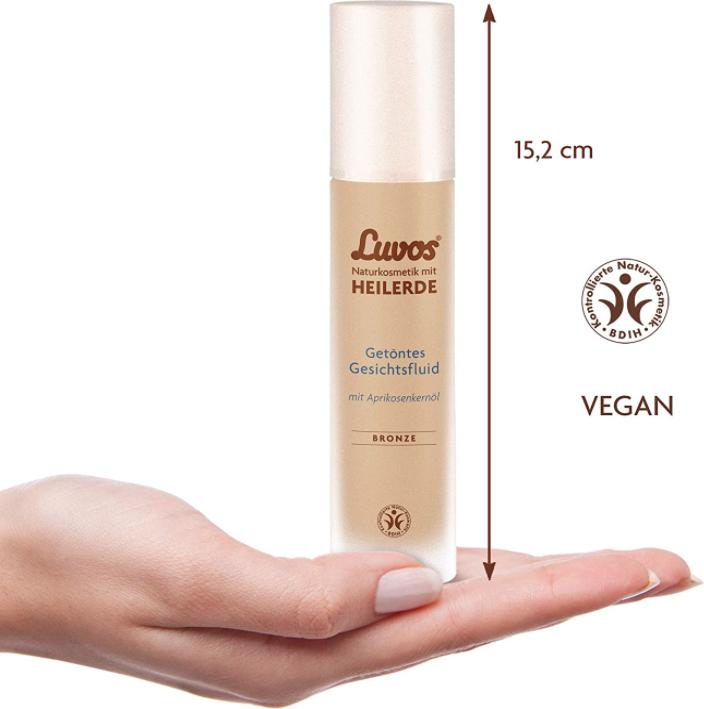 Produktbild Luvos Getöntes Gesichtsfluid bronze Naturkosmetik mit Heilerde