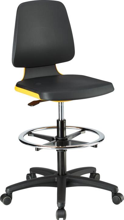 Actual product image Bimos Labsit 4 task chair, PU orange Seat height 560-810 mm