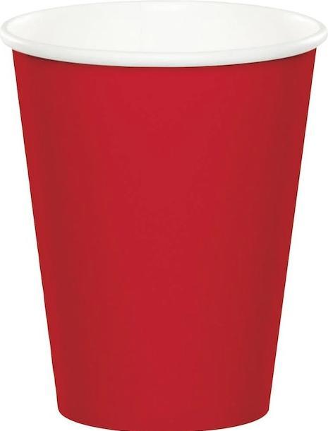 Produktbild Amscan Rote Becher (8 x)