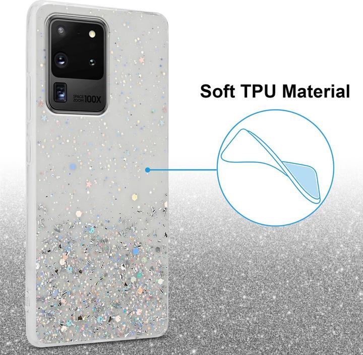 Produktbild Cadorabo TPU Cover funkelnder Glitter (Samsung Galaxy S20 Ultra)