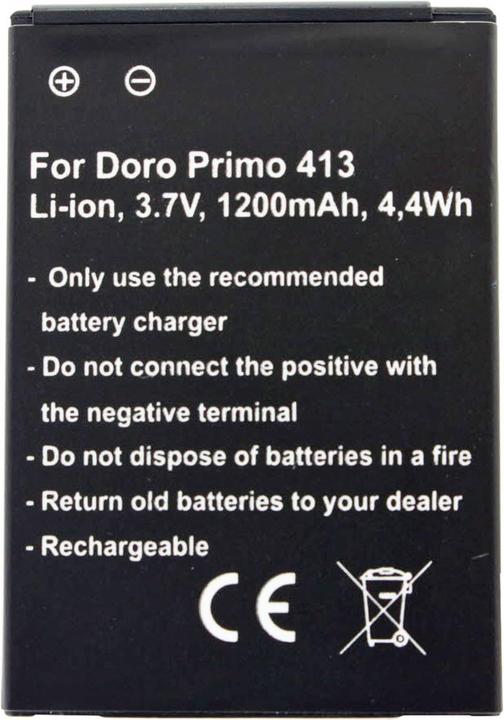 Image du produit AccuCell Akku Doro Primo 413 Akku RCB413