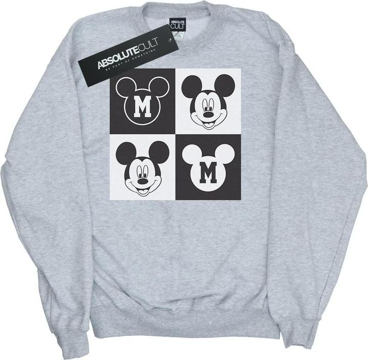 Produktbild Disney Mickey Mouse Smiling Squares Sweatshirt Jungen (140, 146)