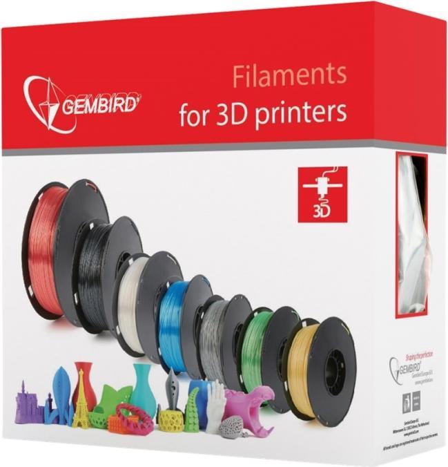 Produktbild Gembird Filamentcassette PLA schmale Spule (PLA, 1.75 mm, 1000 g, Braun)