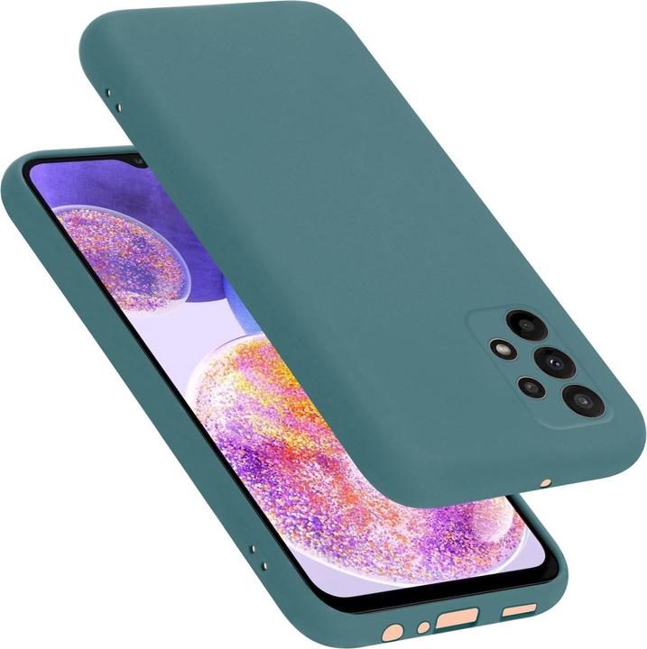 Cadorabo TPU Liquid Silicone Case Hülle für Samsung Galaxy A23 4G / 5G (Samsung Galaxy A23, Samsung Galaxy A23 5G)