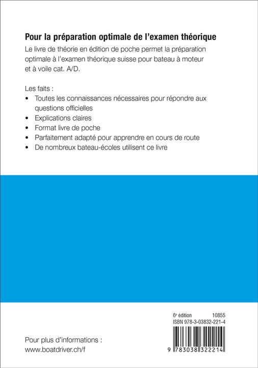 Produktbild Livre de théorie : Bateau à moteur cat. A / Bateau à voile cat. D (f) (Französisch, Niels Frederiksen, BoatDriver GmbH, 2024)