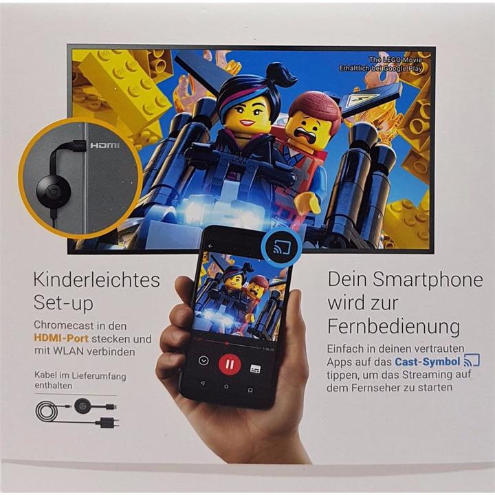Actual product image Google Chromecast (2 GB, Android Go)