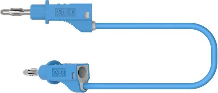 Actual product image Electro PJP 2110-CD1-50BL Measuring cable (banana plug - banana plug) 50 cm Bl