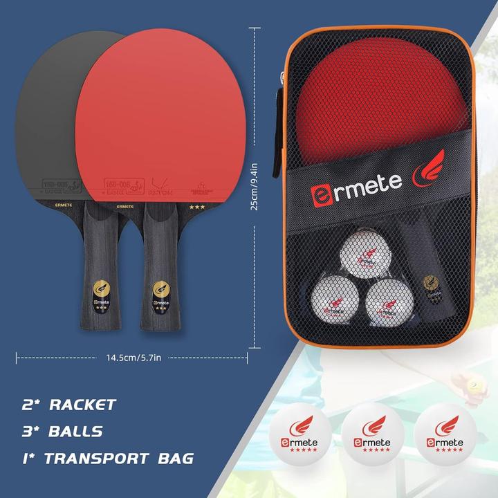 Immagine prodotto Ermete Set da ping pong professionale