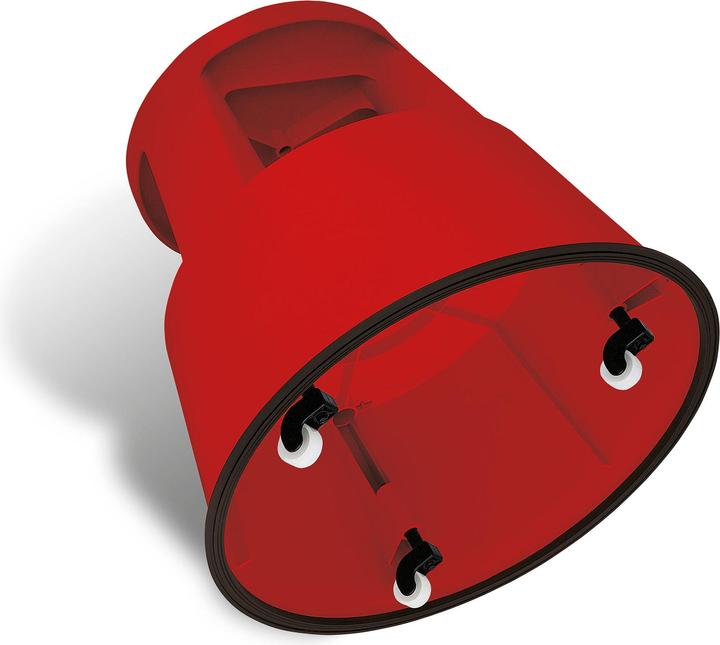 Produktbild Wedo Rollhocker Step Kunststoff, Rot