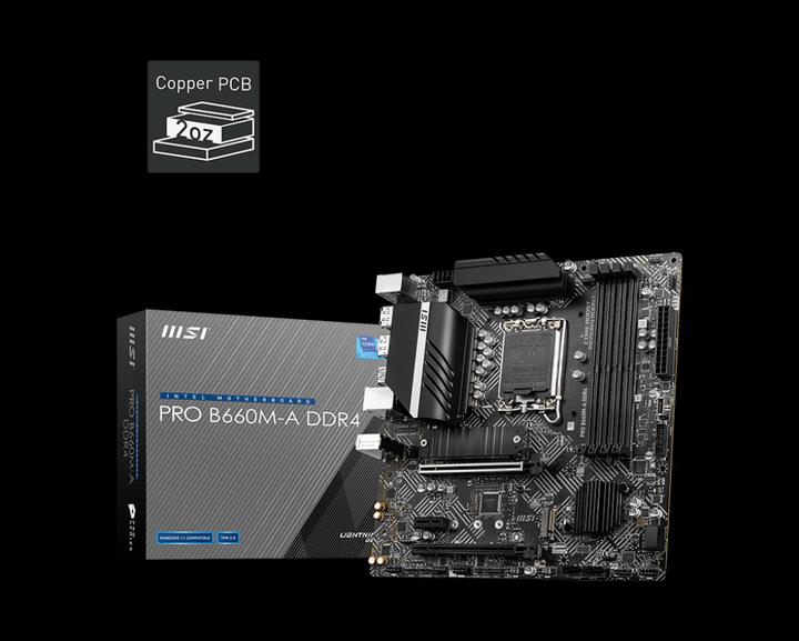 Produktbild MSI PRO H610M-G DDR4 (LGA 1700, Intel H610, mATX)