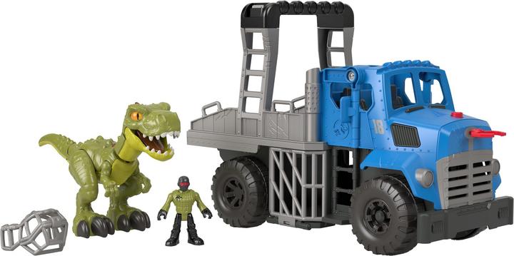 Produktbild Imaginext Jurassic World Dino & Transporter, Dinosaurier Spielzeug