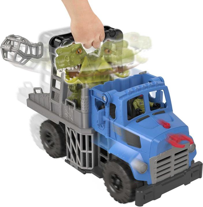 Produktbild Imaginext Jurassic World Dino & Transporter, Dinosaurier Spielzeug