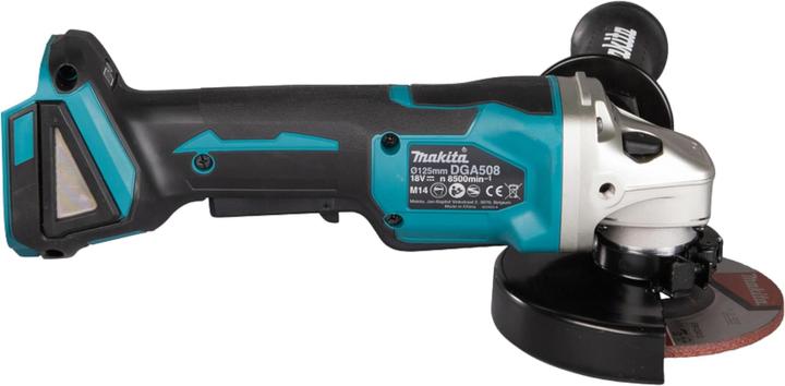 Image du produit Makita DGA508Z Cordless angle grinder, 18 V, ø125mm, 8500 min-1, paddle switch, Without batteries and charg (125 mm)