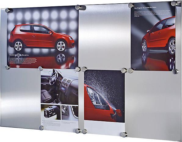 Image du produit eurokraft basic Paroi magnétique en acier inoxydable (Tableau magnétique, 196,5 x 96,5 cm)