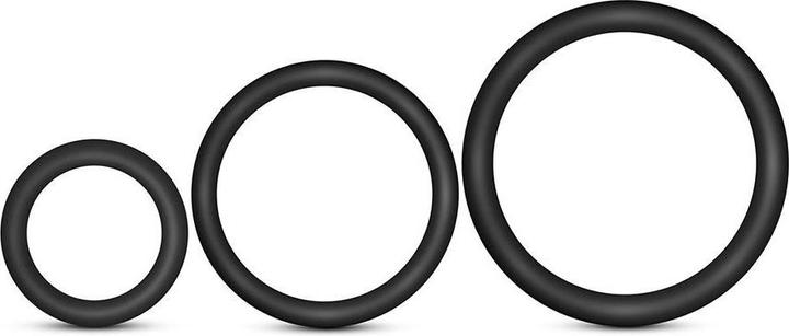 Blush performance vs4 cock ring set black (5 cm)