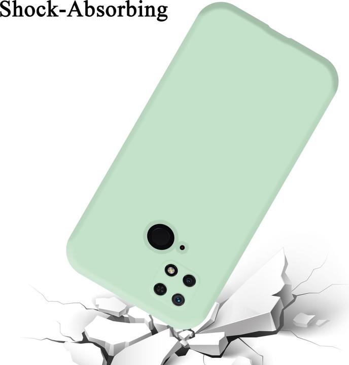 Actual product image Cadorabo TPU Liquid Silicone Case Cover for Xiaomi RedMi 10C / POCO C40 (Xiaomi Redmi 10C, Xiaomi Poco C40)