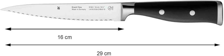 Produktbild WMF Küchenmesser GRAND CLASS Schwarz (16 cm)