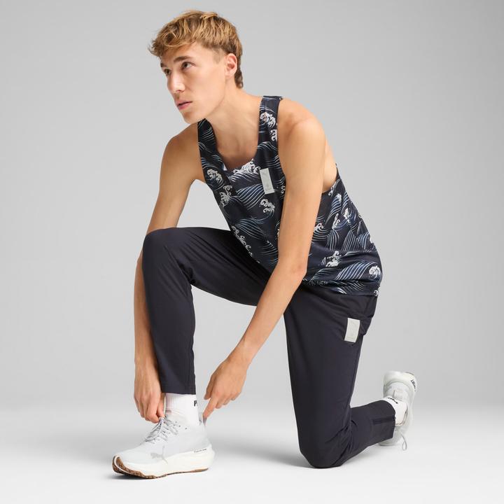 Actual product image Puma M X Saysky Singlet Aop (S)
