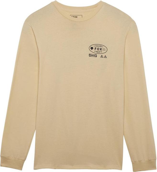 Fox Tee 24 Stamped Ls Prem Crm (M)