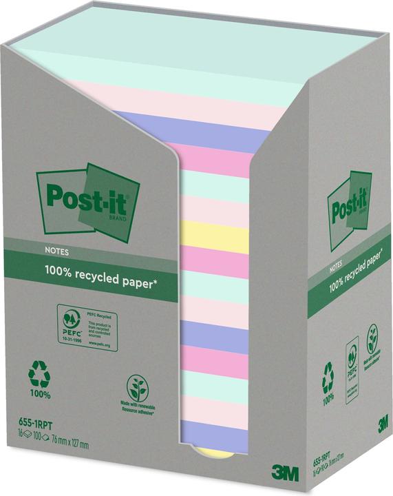 Productafbeelding Post-it Recycling Toren (127 x 76 mm)