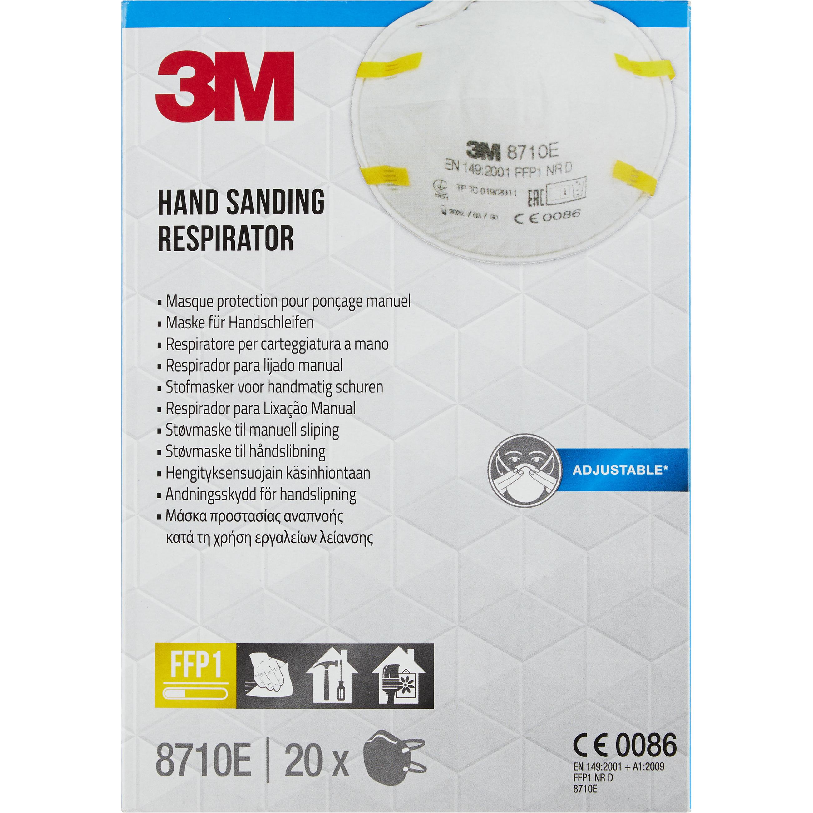 Mascherina 3M 8710E FFP1 NR D - Confezione Da 20 Pezzi - Foto 6