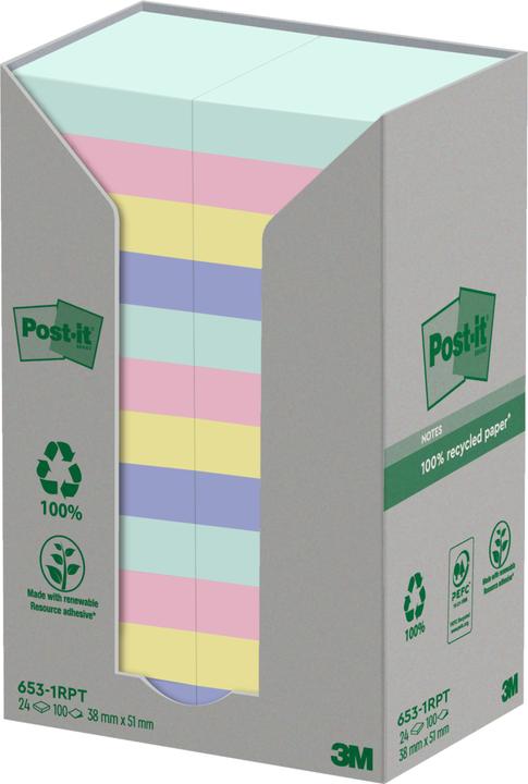 Image du produit Post-it Recyclage (51 x 38 mm)