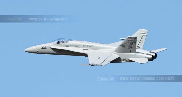 Produktbild Freewing F/A-18C Hornet grey PNP 90mm 12B Jet EDF (Jet)