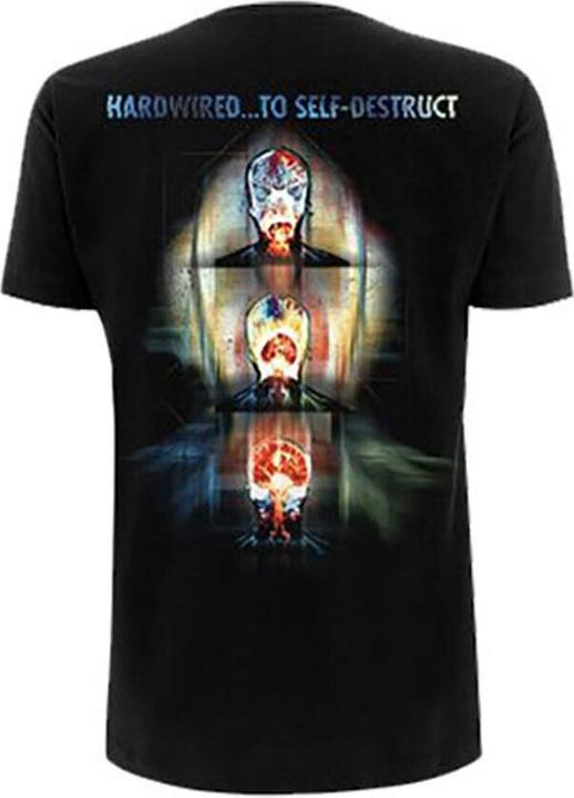 Actual product image Metallica Unisex Adult Exploded Back Print T-Shirt (M)