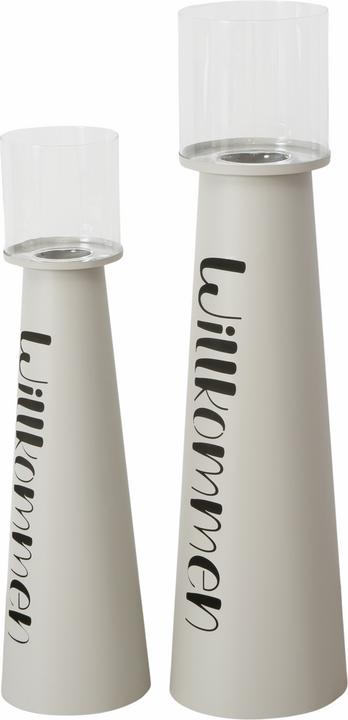 Boltze Home Willkommen (2 x, Round)
