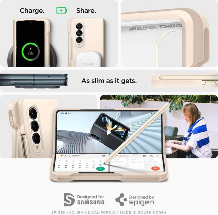 Immagine prodotto Spigen Penna Thin Fit Galaxy Z Fold 4 Avorio Perlato (Samsung Galaxy Z Fold4)