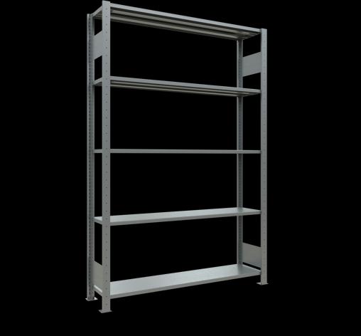 Immagine prodotto Schulte Lagertechnik Sistema di scaffalature di base senza viti MULTIplus150 con ripiani di lunghezza