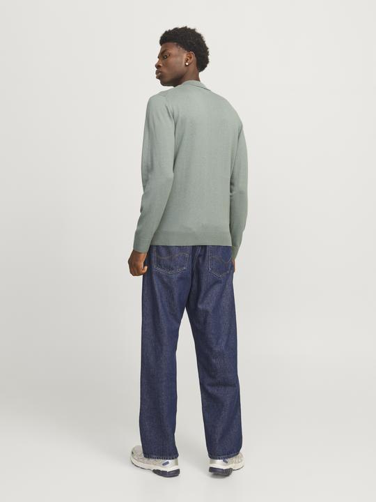 Actual product image Jack & Jones Jjeemil Knit Polo Half Zip Ls Noos (L)