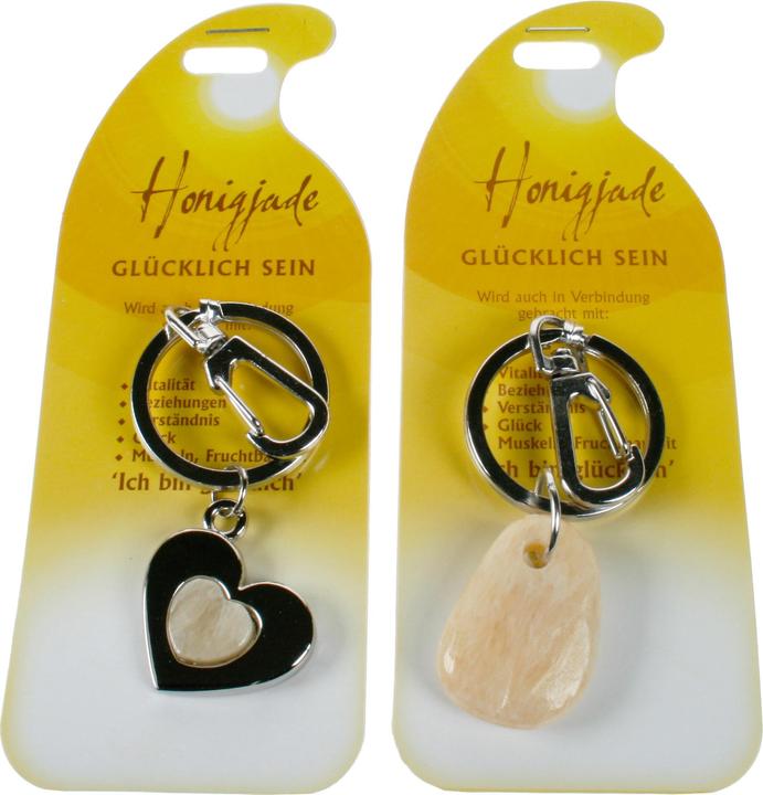 Image du produit Roost Porte-clés Bonheur G228 Honeyjade 2 motifs ass. (Jade au miel)