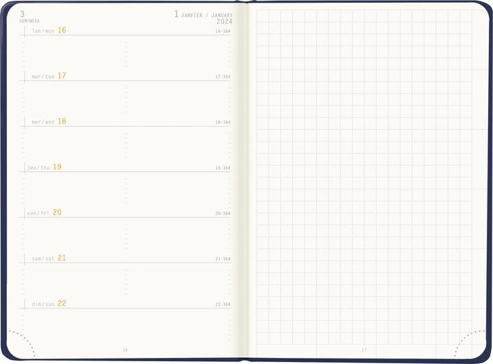 Productafbeelding Rhodia Webplanner 2024 (10 x 15 cm, Hardcover)