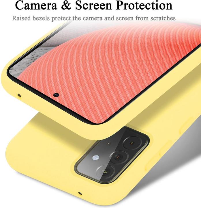 Immagine prodotto Cadorabo Copertura della cassa del silicone liquido TPU (Samsung Galaxy A72)