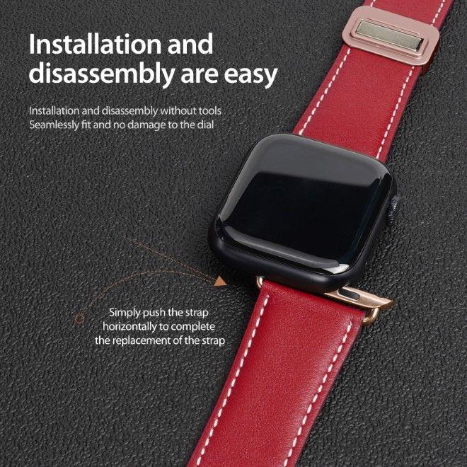 Actual product image Dux Ducis YA bracelet (38 mm, 40 mm, 41 mm, Genuine leather)
