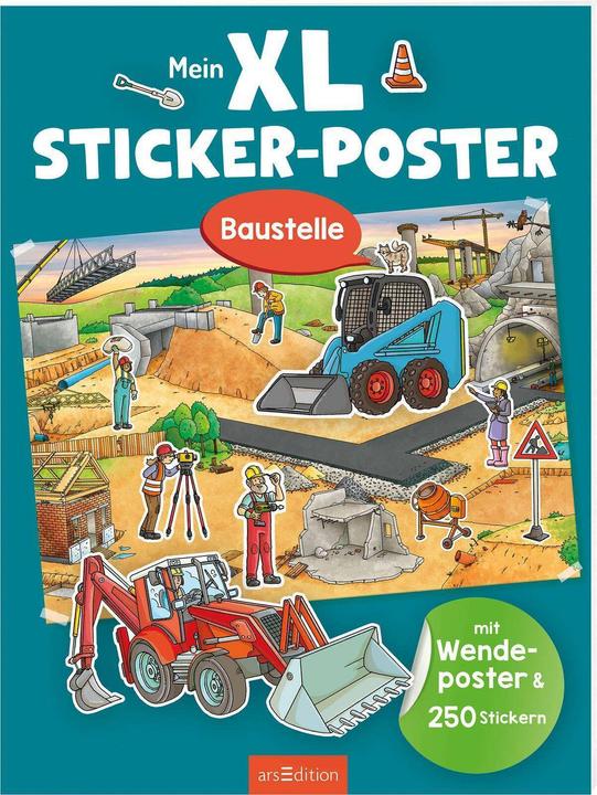 Image du produit Mon poster autocollant XL Chantier de construction