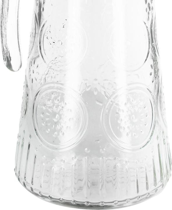 Produktbild Cheffinger Karaffe de Luxe / 4 Gläser Blumenmuster