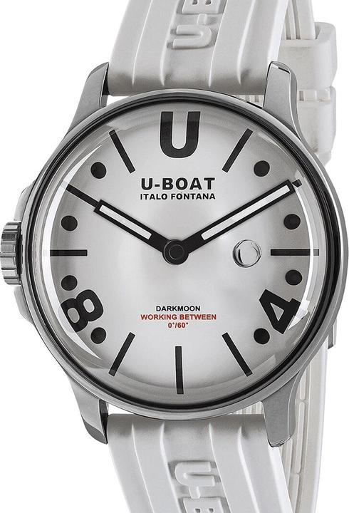 Produktbild U-Boat 9542 Darkmoon White SS Herrenuhr 44mm 5ATM (Analoguhr, 44 mm)