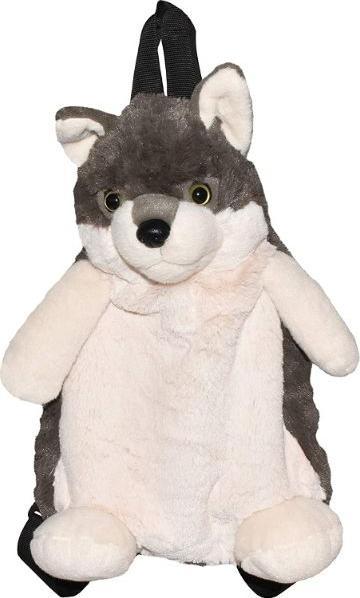 Image du produit Wild Republic Sac à dos en peluche Loup (34 cm)