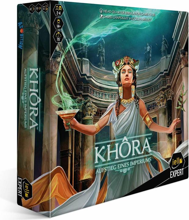 Produktbild Iello 518249 - Khora, Brettspiel, 2-4 Spieler, ab 14 Jahren (DE-Ausgabe) (Deutsch)