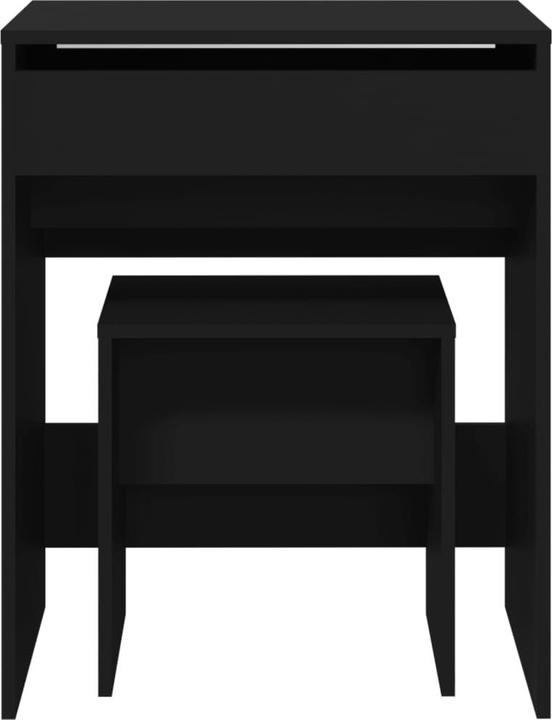 Image du produit VidaXL Coiffeuse avec tabouret 60 x 40 x 113,5 cm (60 x 40 x 75 cm)