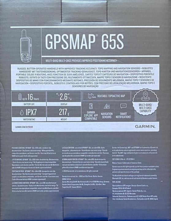 Produktbild Garmin GPS Map 65s
