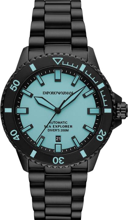 Emporio Armani Sea Explorer Automatic (Uhr mit Schmuckstein, 42.50 mm)