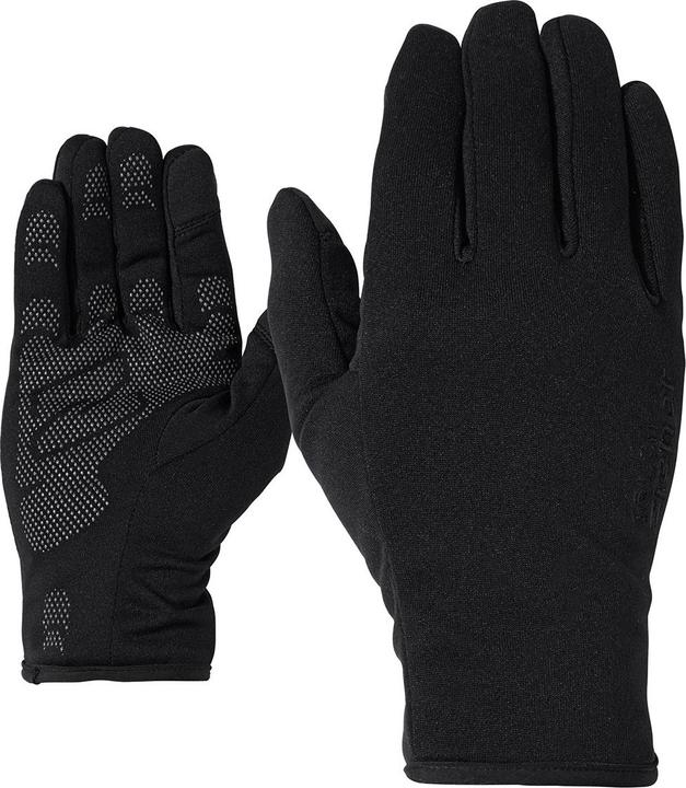 Actual product image Ziener Adults INNERPRINT TOUCH glove multisport functional / outdoor gloves, black (black) (9.5)