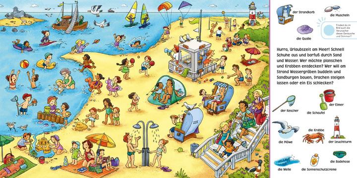Actual product image Hör mal (Soundbuch): Wimmelbuch: Am Wasser (German)