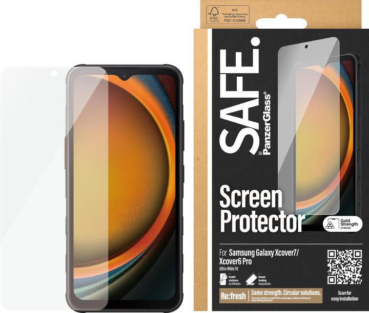 Actual product image Safe Ultra-Wide Fit (1 Piece, Samsung Galaxy XCover 6 Pro, Samsung Galaxy Xcover 7)