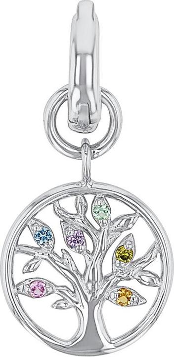 Produktbild Amor Charms für Damen, 925 Sterling Silber, Zirkonia synth. | Lebensbaum (Silber 925)