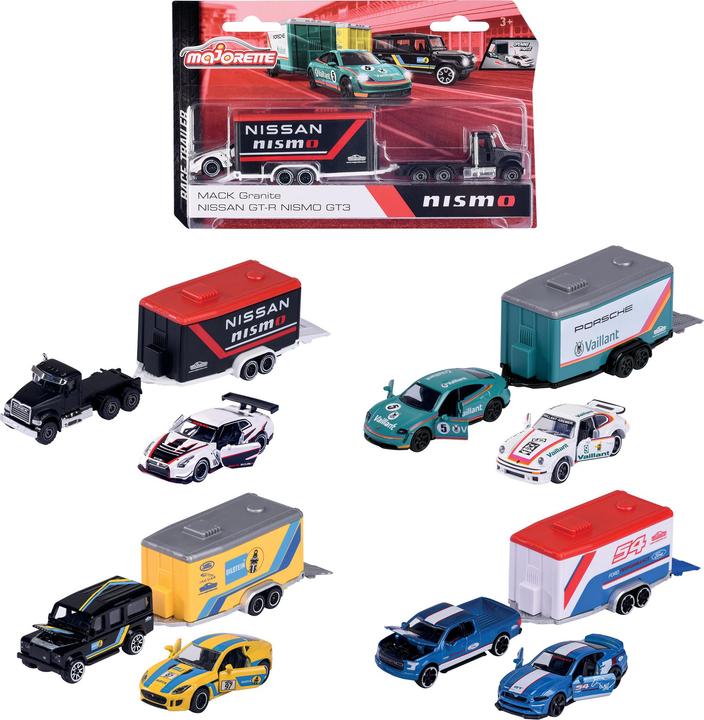 Actual product image Majorette Race Trailer