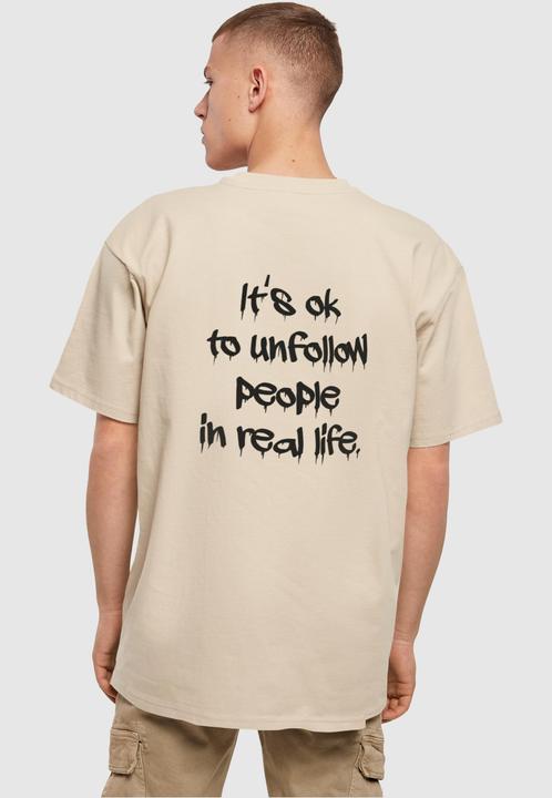 Actual product image Merchcode Unfollow front X Oversize Tee - 112215 (S)
